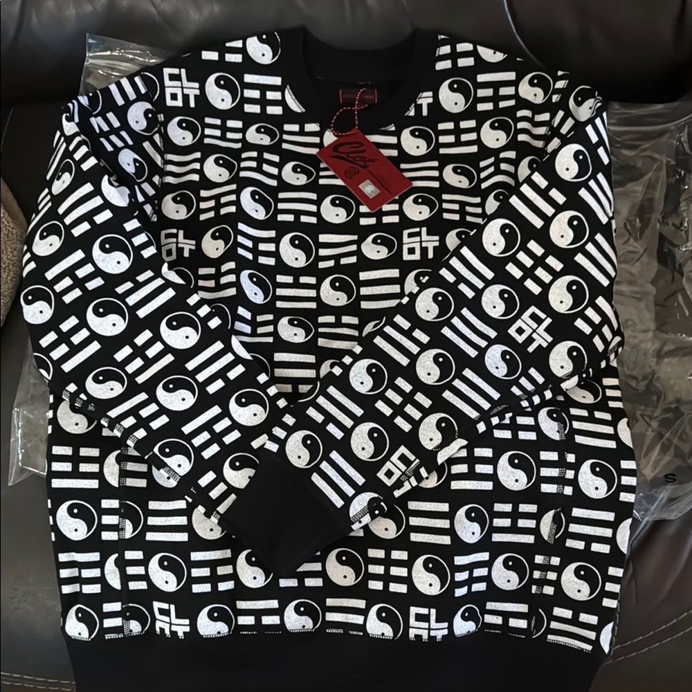 CLOT Yin Yang-Motif Cotton Sweatshirt